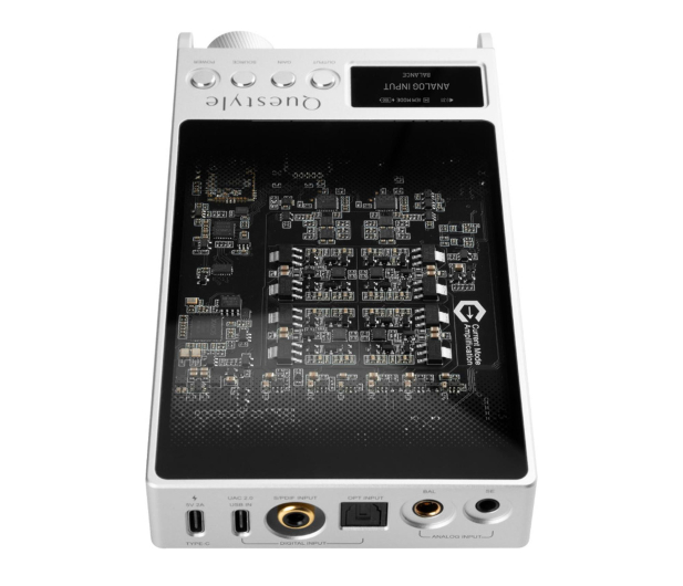 Questyle Questyle Sigma Pro Silver - Przenośny DAC/AMP słuchawkowy z - 1583312 - zdjęcie 4